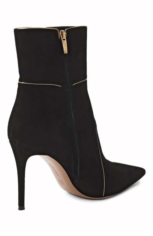 Замшевые ботильоны Gianvito Rossi G72993.95RIC.CNKNEME Чёрный  G72993.95RIC.CNKNEME Фото 5