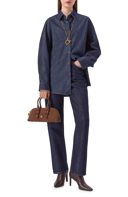 Сумка Escape Baguette Pinko 105334/A2JH Коричневый  105334/A2JH Фото 7