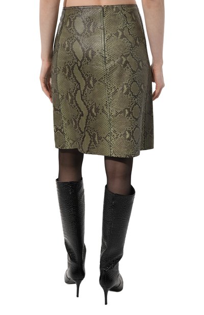 Кожаная юбка GUCCI, арт. 381331 XW480, фото 4