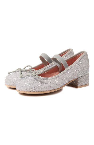 Туфли PRETTY BALLERINAS серебряного цвета по цене 19600 руб., арт. 48807, фото 1 Туфли PRETTY BALLERINAS, арт. 48807, фото 1