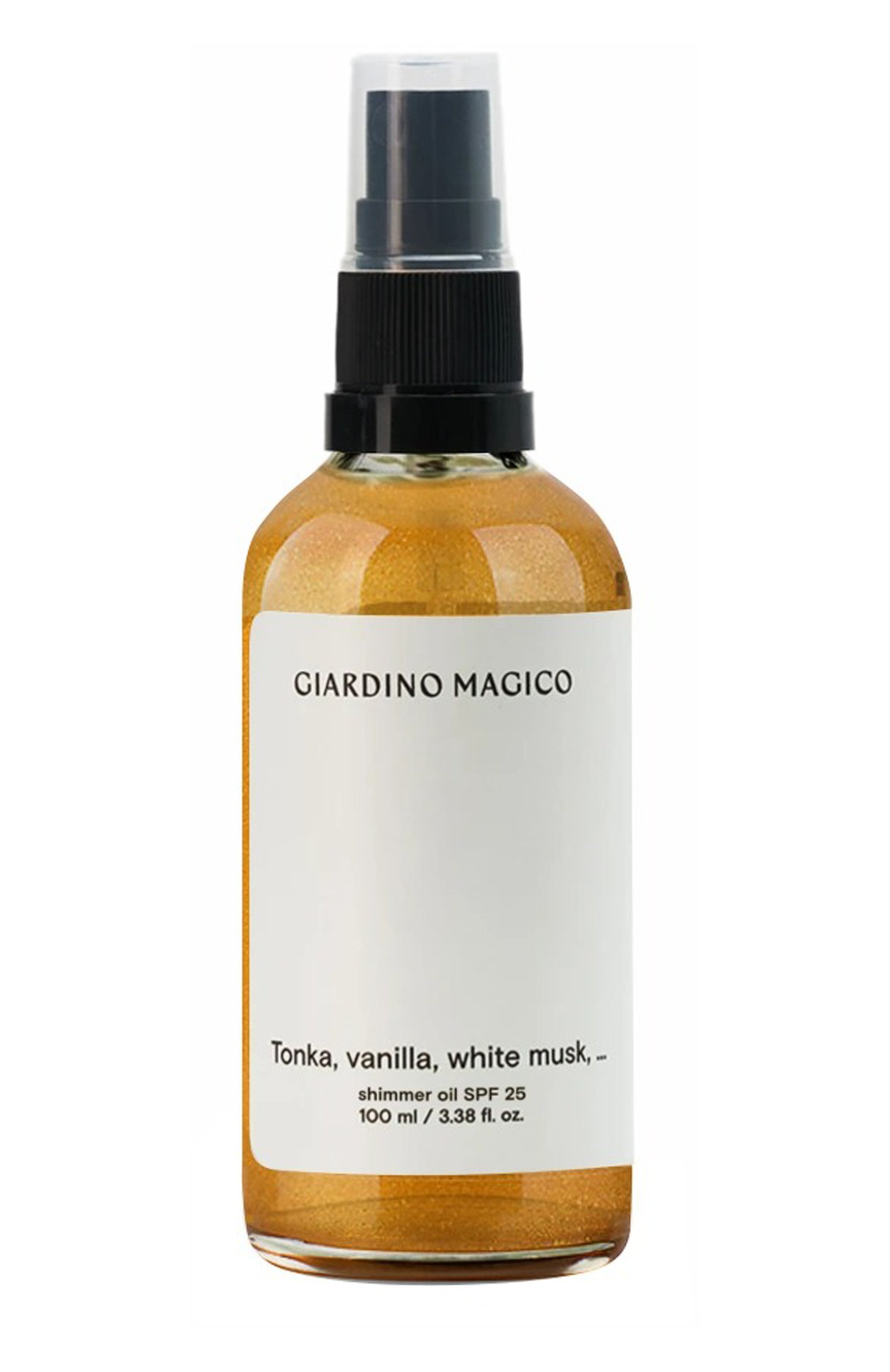 Сухое масло для тела с шиммером spf 25 tonka, vanilla, white musk (100ml) GIARDINO MAGICO, арт. 4660222280060, фото 1