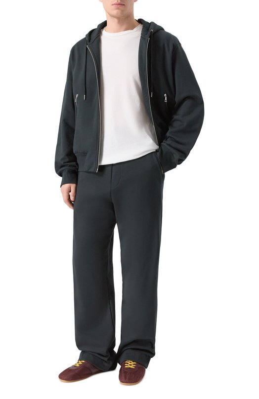 Хлопковая толстовка Dries Van Noten 021138/3611 Серый  021138/3611 Фото 2