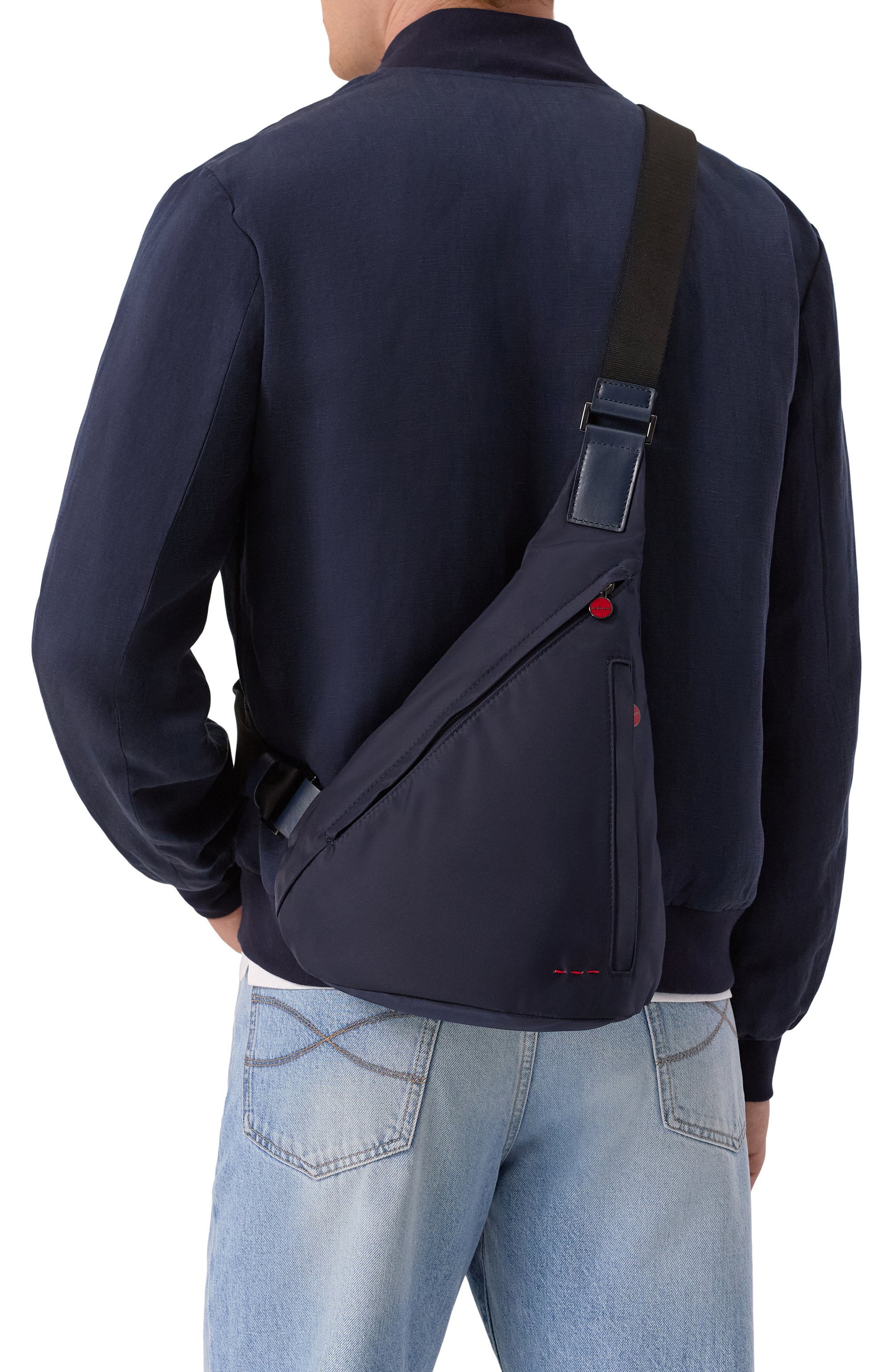 Рюкзак KITON синего цвета по цене 145500 руб., арт. UBA0054N0127002, фото 2 Рюкзак KITON, арт. UBA0054N0127002, фото 2