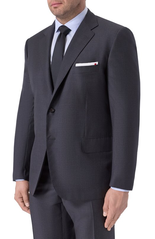 Шерстяной костюм Kiton UA81K0127002 Серый  UA81K0127002 Фото 2