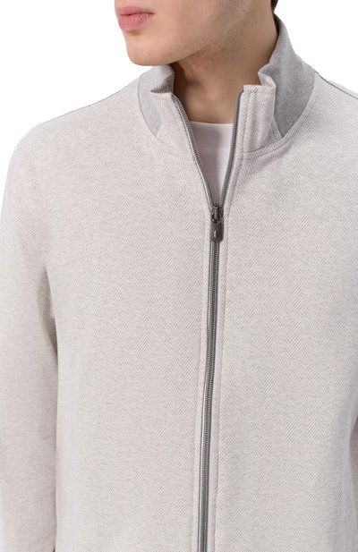 Хлопковая толстовка CAPOBIANCO, арт. 20M460.JC00._001, фото 5