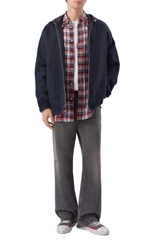 Текстильные кеды S-D-Verse Diesel Y03723/P7521 Серый  Y03723/P7521 Фото 2