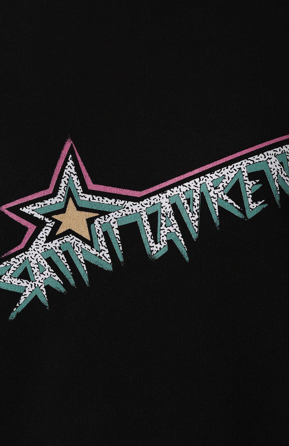 Хлопковый пуловер SAINT LAURENT черного цвета по цене 74450 руб., арт. 577076/YBJN2, фото 5 Хлопковый пуловер SAINT LAURENT, арт. 577076/YBJN2, фото 5