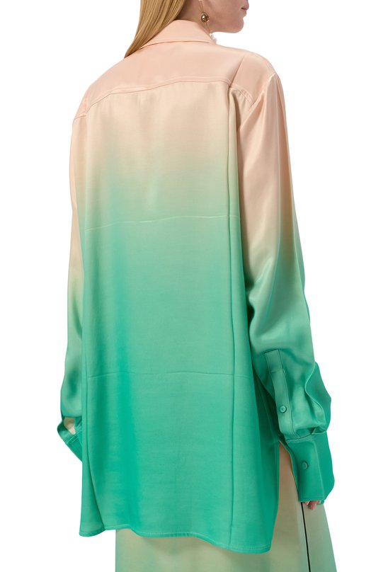 Блузка из вискозы Jil Sander J03DL0201/J66147 Разноцветный  J03DL0201/J66147 Фото 4