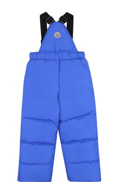 Детский пуховый комбинезон на подтяжках MONCLER ENFANT синего цвета, арт. D2-954-14344-05-68352/8-10A | Фото 2 (Материал внутренний: Не назначено; Рукава: Короткие; Материал внешний: Синтетический материал, Пух и перо; Мальчики Кросс-КТ: Комбинезон-верхняя одежда; Материал сплава: Проставлено; Материал подклада: Синтетический материал; Драг�оценные камни: Проставлено; Статус проверки: Проверена категория; Ростовка одежда: 10 - 11 лет | 140 - 146см, 8 лет | 128 см)