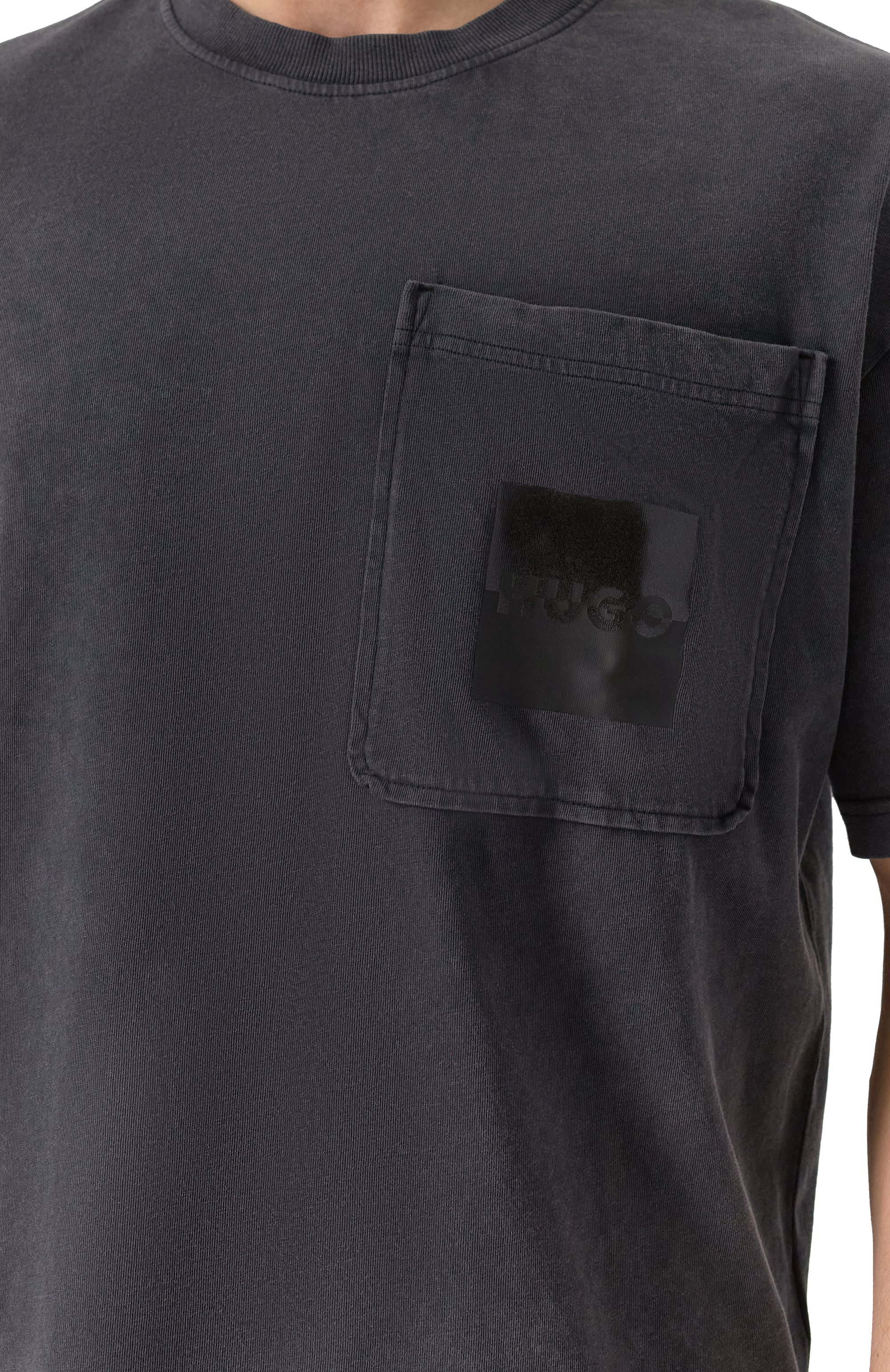 Хлопковая футболка HUGO, арт. 50542836, фото 5