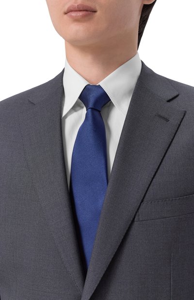 Мужской шелковый галстук ZILLI, арт. CRAV02M0600V00000