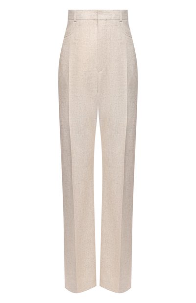 Женские брюки из льна и вискозы JACQUEMUS, арт. 203PA01/124140