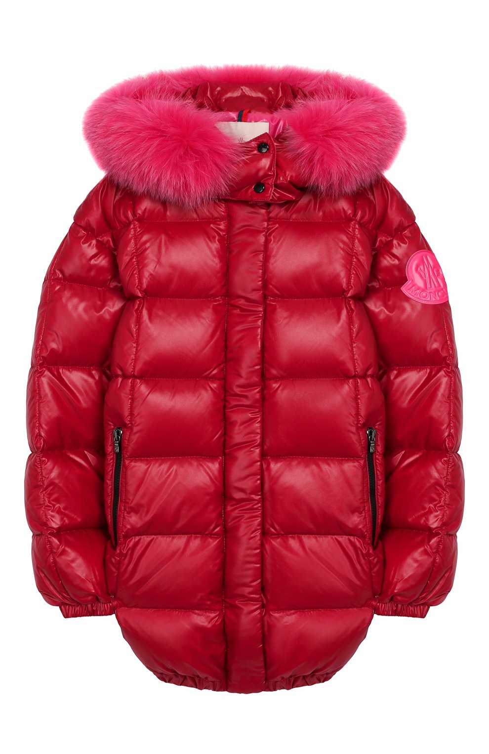 Пуховик с меховой отделкой parana MONCLER ENFANT, арт. E2-954-46322-25-C0067/8-10A, фото 1