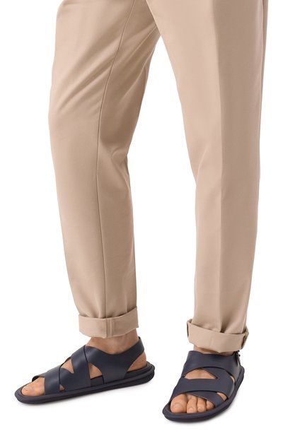 Кожаные сандалии GIORGIO ARMANI, арт. X2P092/XF731, фото 3