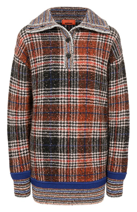 Свитер из шерсти и хлопка Missoni DS25WN2D/BC005N Разноцветный DS25WN2D/BC005N