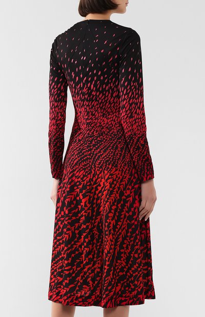 Платье с принтом GIVENCHY красного цвета по цене 154500 руб., арт. BW20NK30EV, фото 4 Платье с принтом GIVENCHY, арт. BW20NK30EV, фото 4