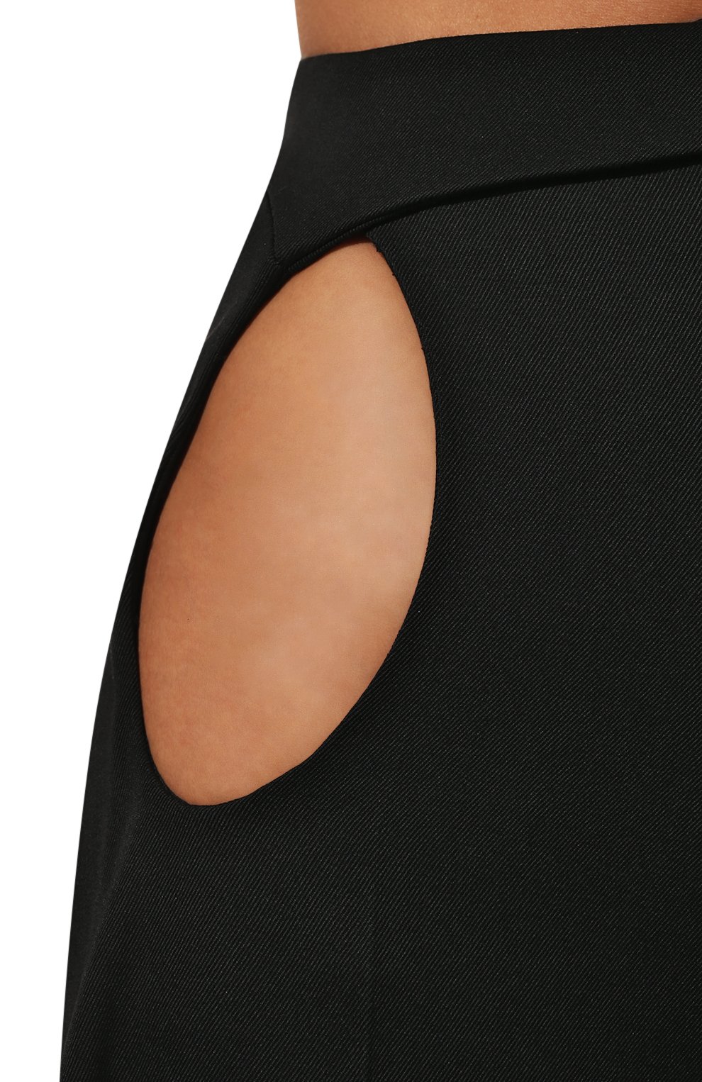 Шерстяные брюки MUGLER черного цвета по цене 121000 руб., арт. 21W1PA0344181, фото 5 Шерстяные брюки MUGLER, арт. 21W1PA0344181, фото 5