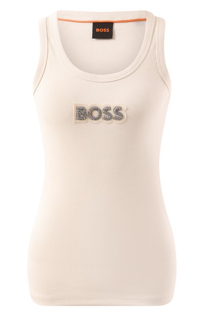 Женская хлопковая майка BOSS ORANGE, арт. 50527580