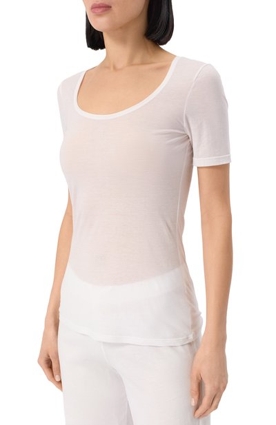 Хлопковая футболка HANRO, арт. 071827, фото 3