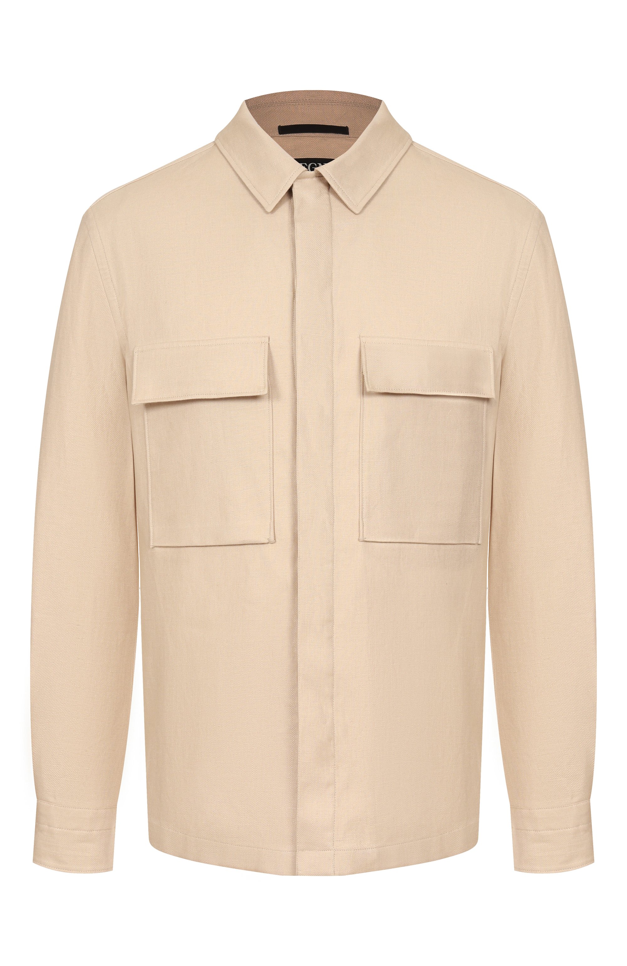 Льняная рубашка ZEGNA, арт. S0T10B/UFV60A9, фото 1