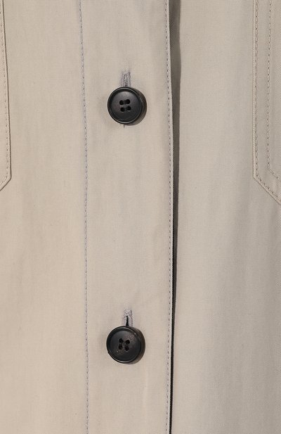 Двусторонняя куртка из хлопка VICTORIA BECKHAM, арт. JK 0VR 5736 PSS19 TECHNICAL P0PLIN, фото 5