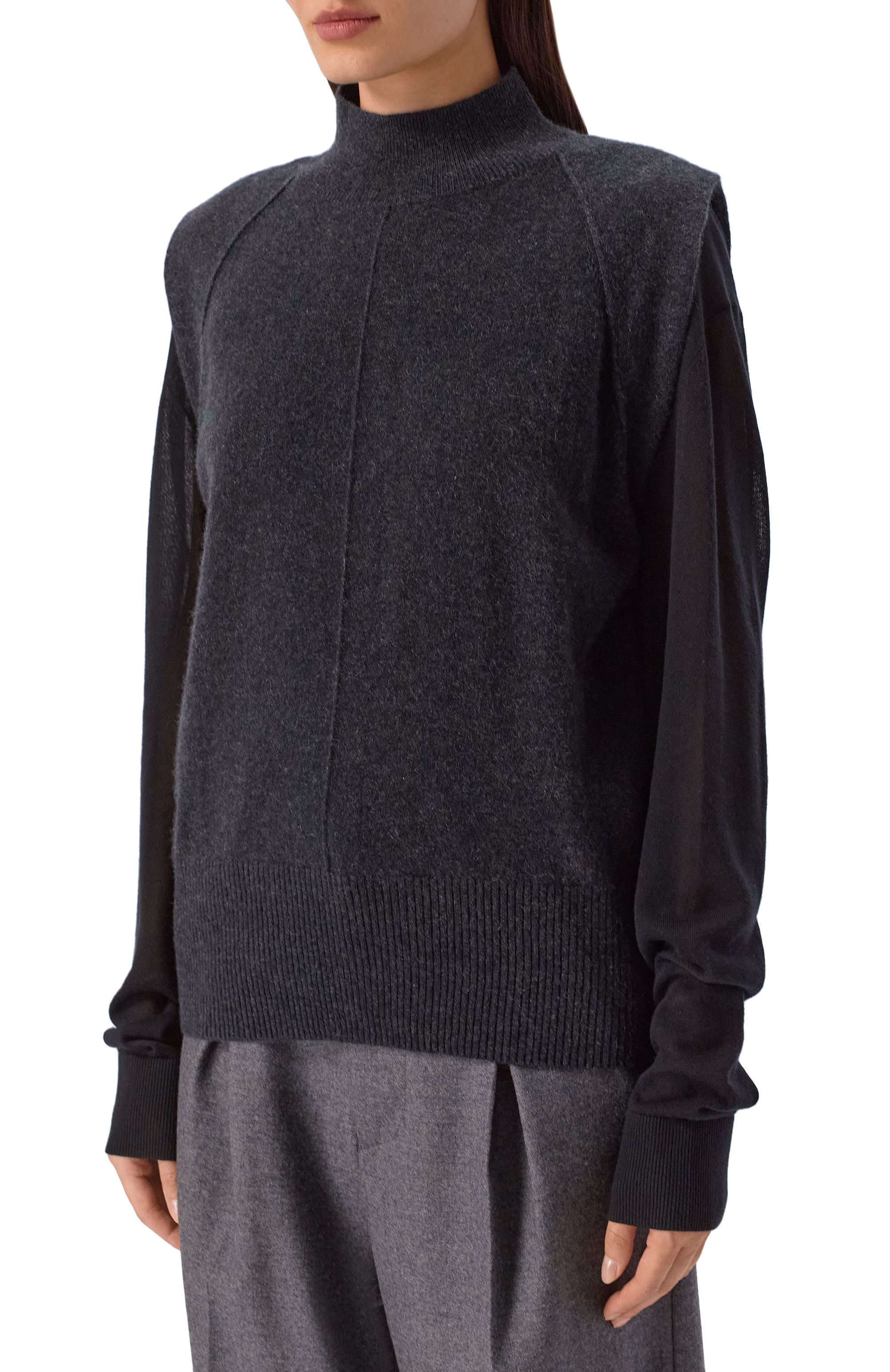 Кашемировый топ BOSS, арт. 50548506, фото 3