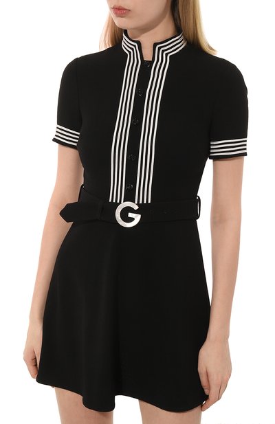 Шерстяное платье GUCCI черного цвета по цене 285120 руб., арт. 643352 ZAFGT, фото 3 Шерстяное платье GUCCI, арт. 643352 ZAFGT, фото 3