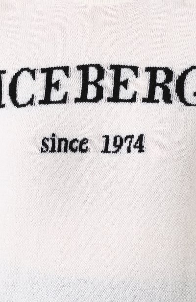 Кашемировый пуловер ICEBERG бежевого цвета по цене 59950 руб., арт. 19I I2P0/A026/7003, фото 5 Кашемировый пуловер ICEBERG, арт. 19I I2P0/A026/7003, фото 5