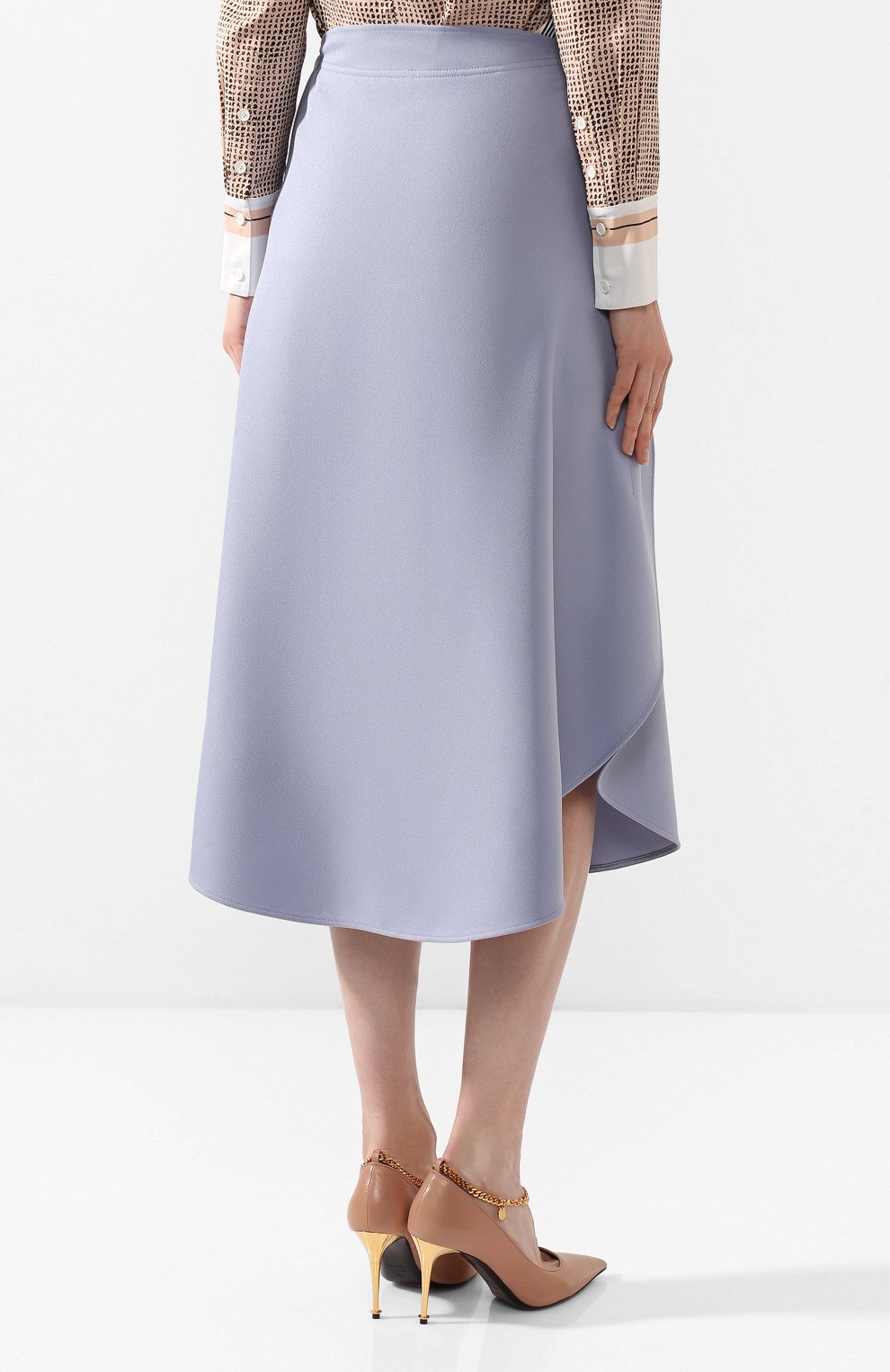Юбка STELLA MCCARTNEY голубого цвета по цене 51600 руб., арт. 600837/S0A36, фото 4 Юбка STELLA MCCARTNEY, арт. 600837/S0A36, фото 4