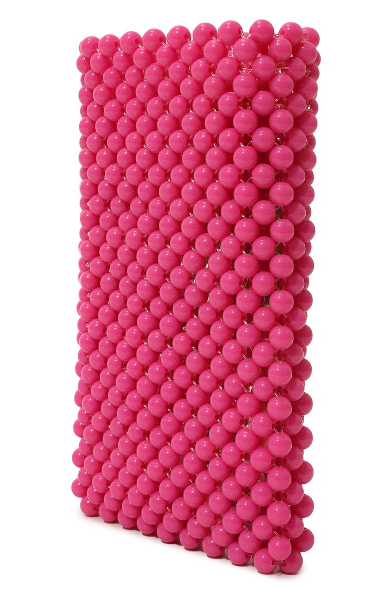 Чехол для телефона MC2 SAINT BARTH фуксия цвета, арт. STBA/BEADED PH0NE H0LDER/00200D | Фото 2 (Материал: Пластик; Региональные ограничения белый список (Axapta Mercury): Не проставлено; Нос: Не проставлено)