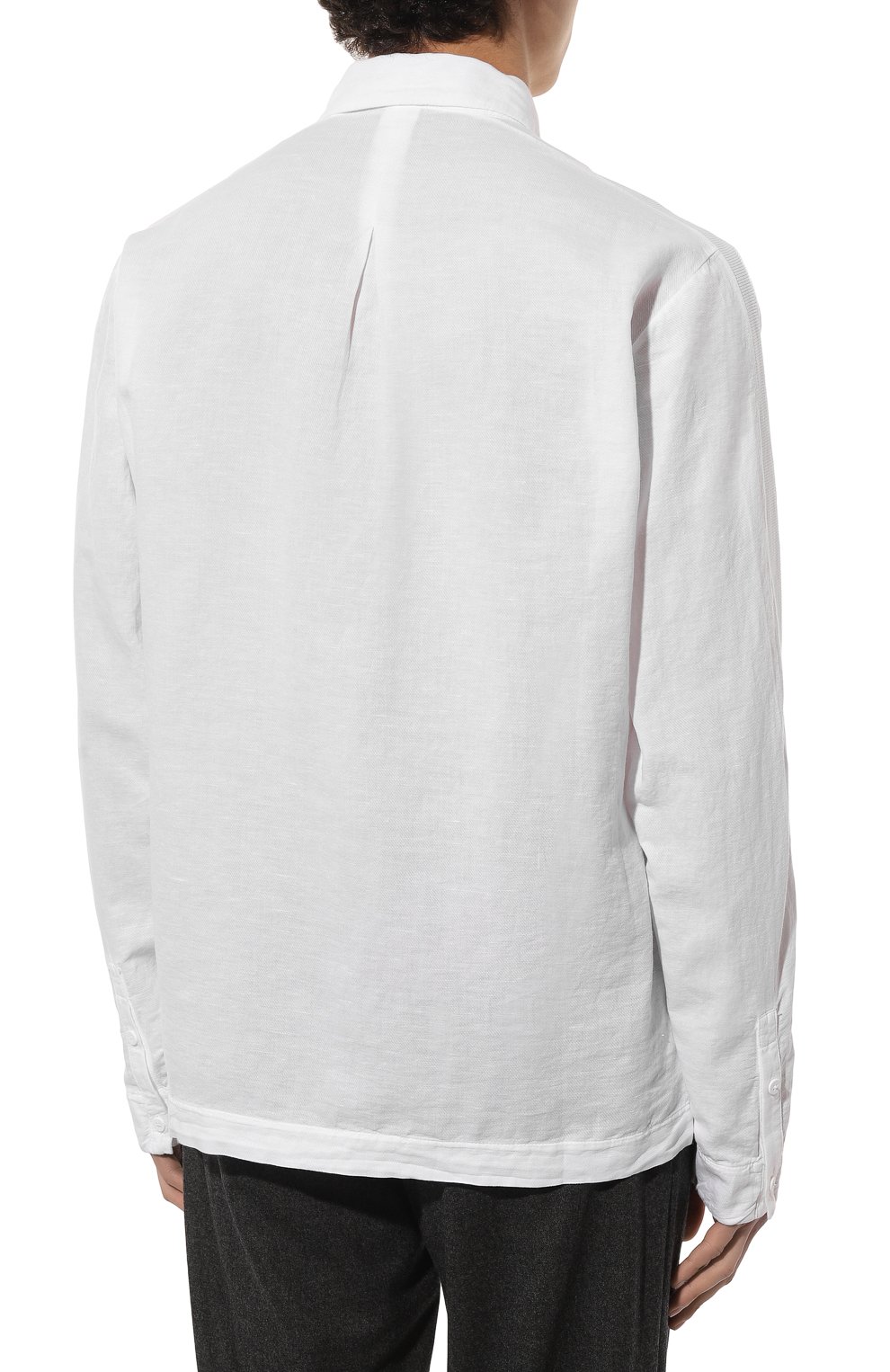 Рубашка из хлопка и льна TRANSIT, арт. CFUTRTW320, фото 4