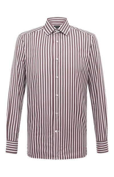 Мужская хлопковая сорочка ZEGNA, арт. 701532A7/9MS0JI