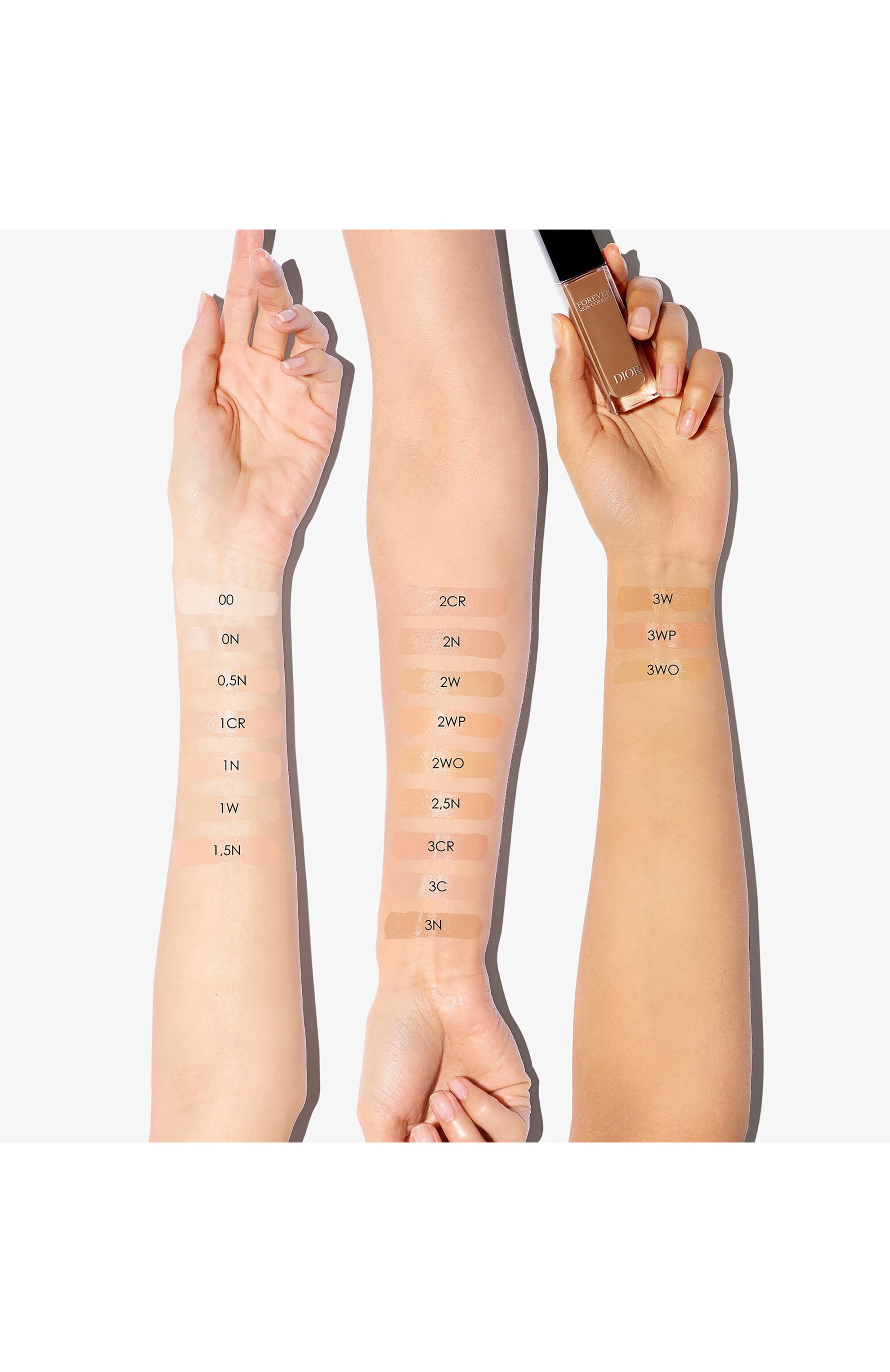 Стойкий корректор для лица dior forever skin correct, оттенок 00 нейтральный (11ml) DIOR, арт. C032600101, фото 3