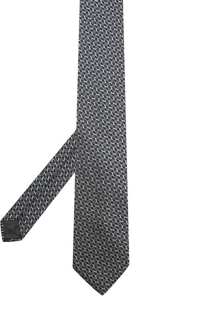 Шелковый галстук с узором LANVIN, арт. 2100/TIE, фото 2