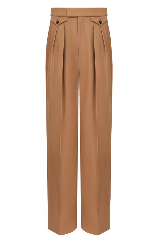 Шерстяные брюки Chloé CH26SPA06164 Бежевый CH26SPA06164