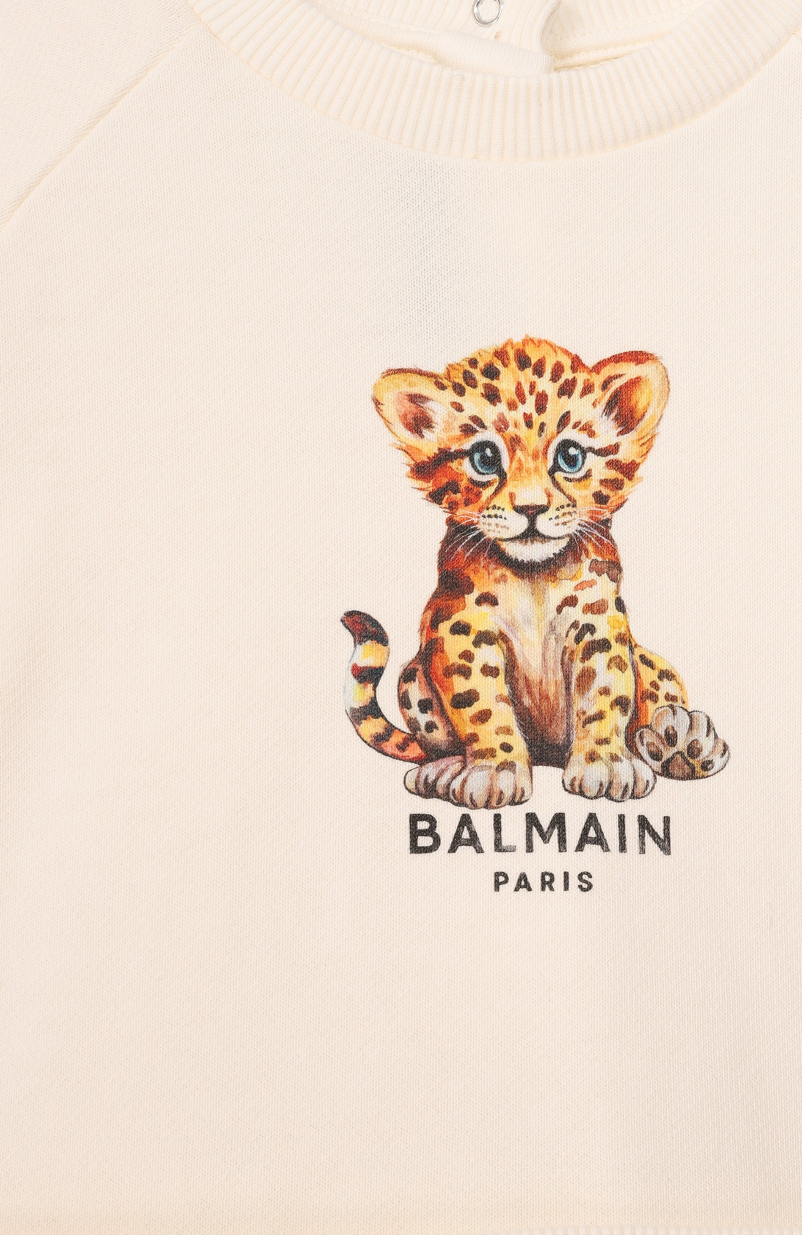 Хлопковое платье BALMAIN кремового цвета по цене 26900 руб., арт. BZ1300, фото 3 Хлопковое платье BALMAIN, арт. BZ1300, фото 3