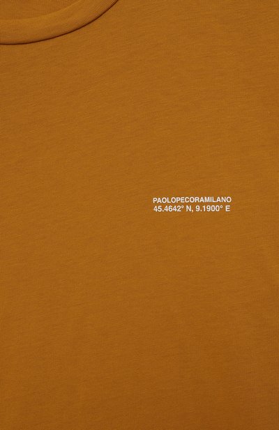 Хлопковая футболка PAOLO PECORA MILANO, арт. PP3659/14-16, фото 3