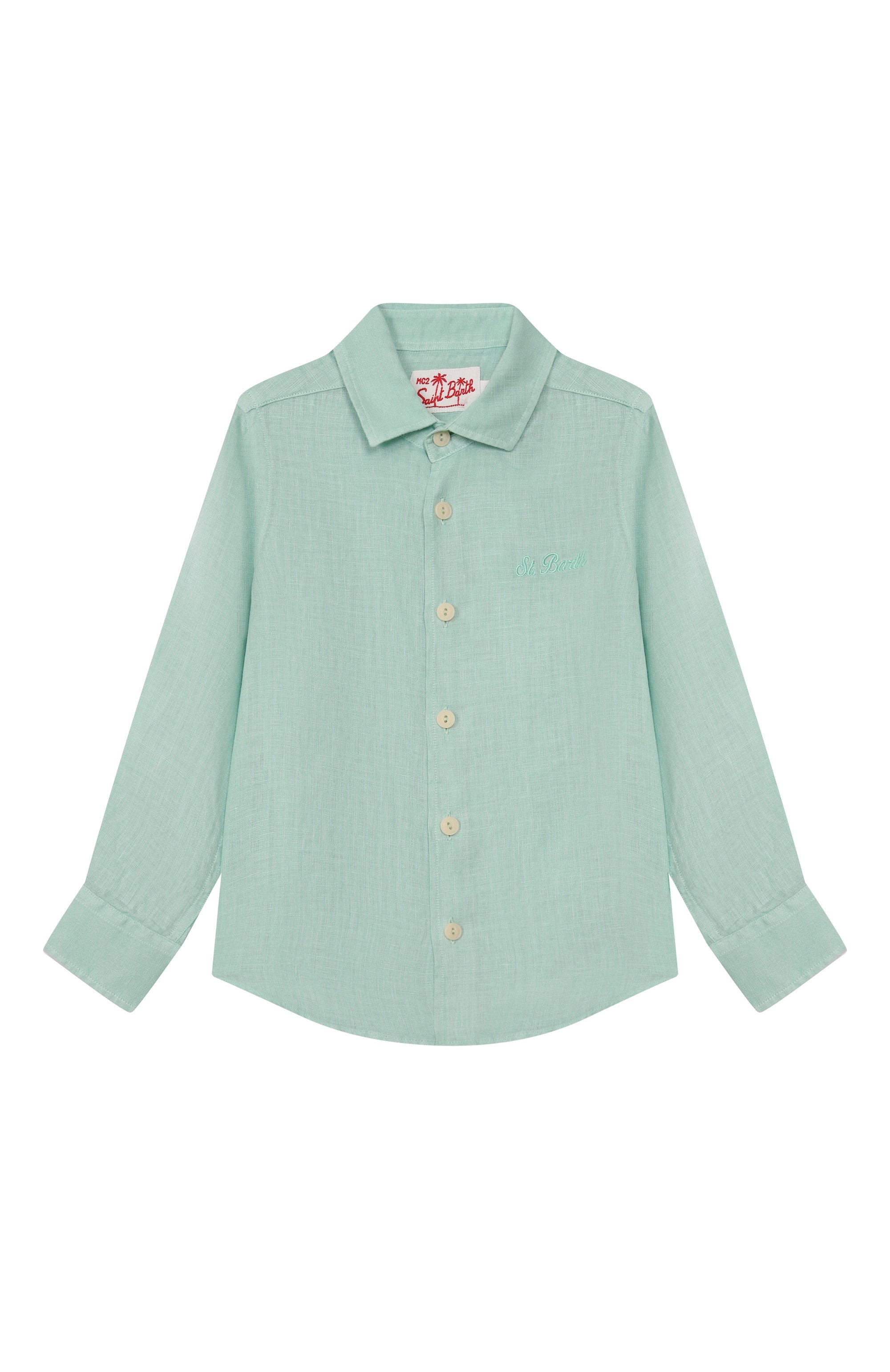 Льняная рубашка MC2 SAINT BARTH, арт. STBK AGNES/AGN0001/01524F, фото 1