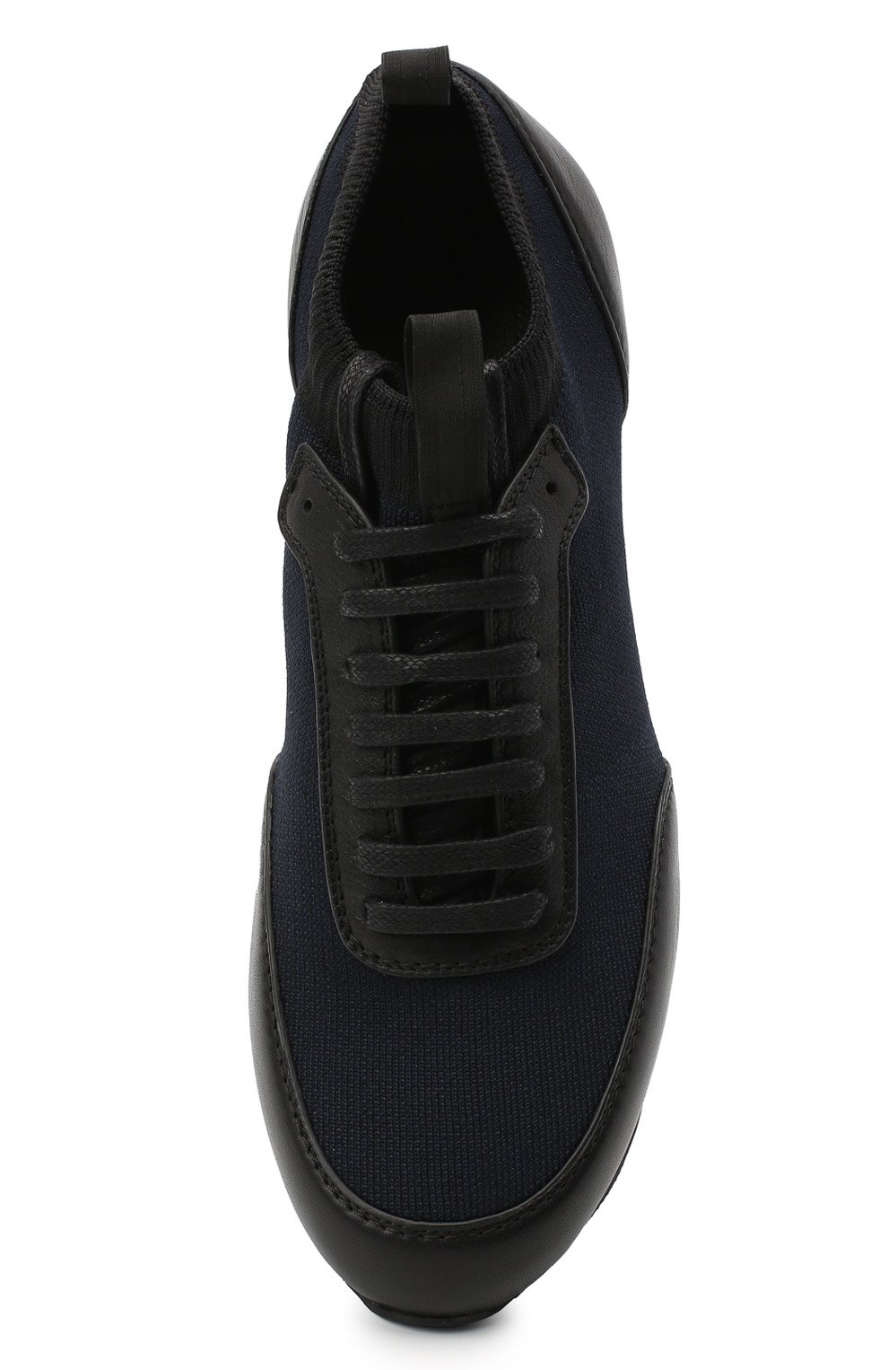 Комбинированные кроссовки BRIONI темно-синего цвета по цене 94500 руб., арт. QHL10L/09714, фото 5 Комбинированные кроссовки BRIONI, арт. QHL10L/09714, фото 5