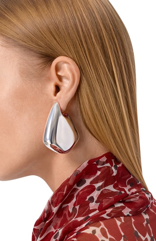 Серьги Bottega Veneta 786206/V5070 8117 Серебряный  786206/V5070 8117 Фото 2