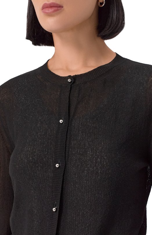 Кардиган из вискозы Max Mara Studio C0RINT0 Чёрный  C0RINT0 Фото 5
