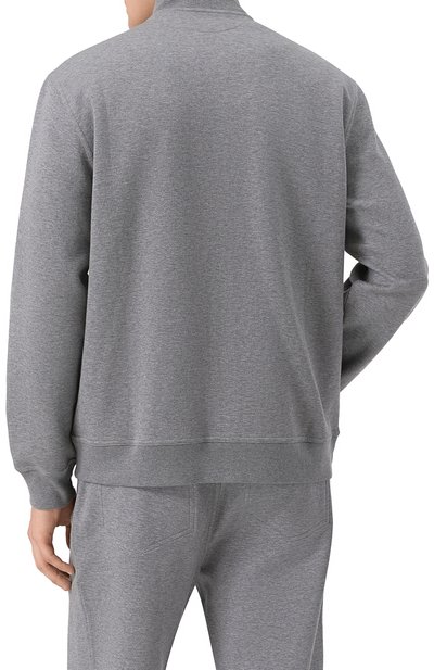 Толстовка из хлопка и кашемира BRUNELLO CUCINELLI, арт. MM8319037G, фото 4