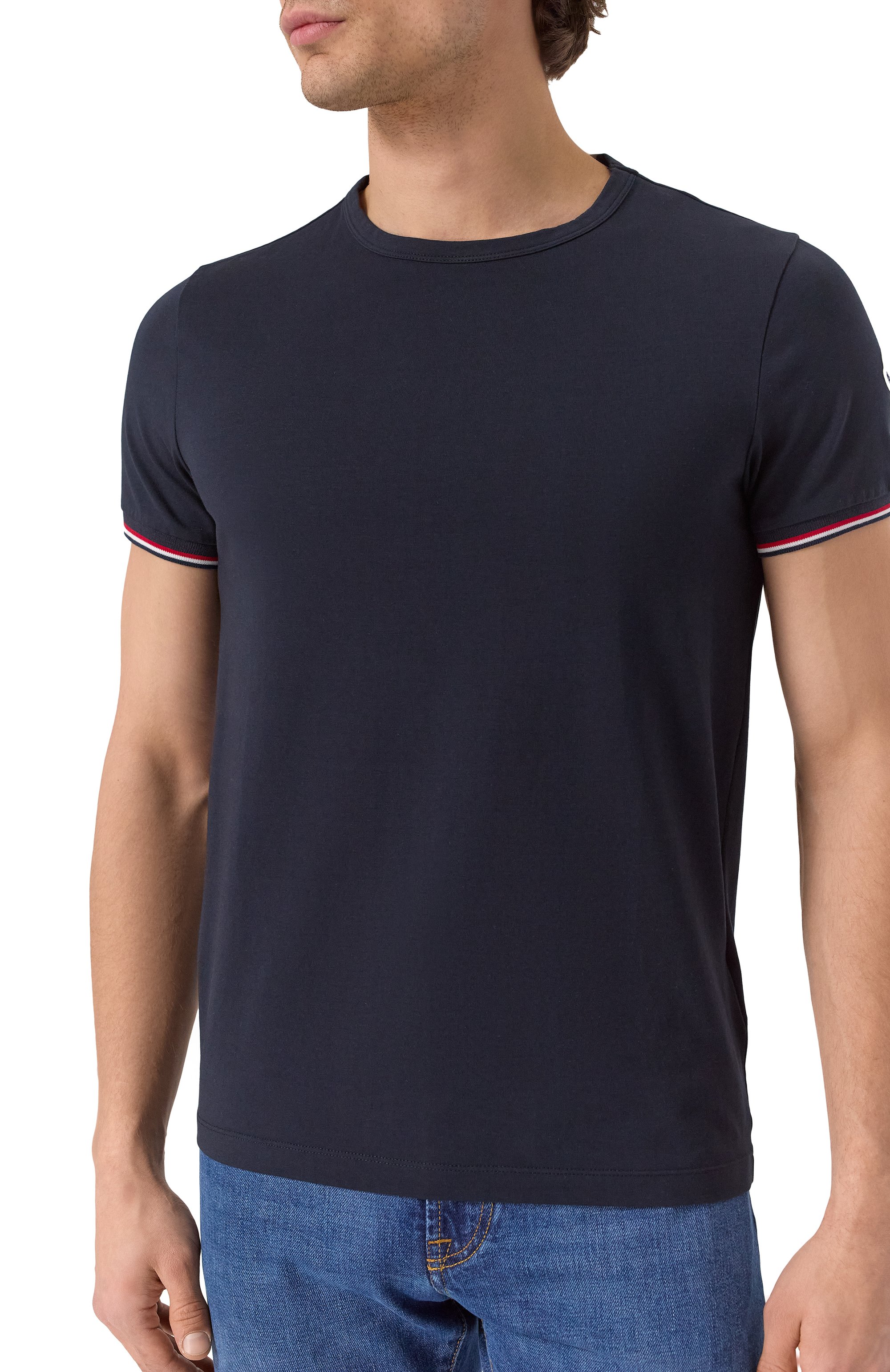 Хлопковая футболка MONCLER, арт. 8C71600/87296, фото 5