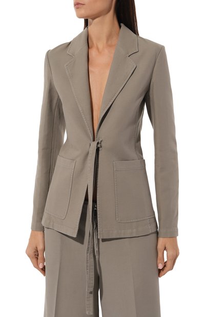 Хлопковый жакет TOTEME, арт. 243-WRZ0042-FB0189, фото 3