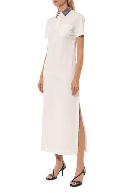 Хлопковое платье BRUNELLO CUCINELLI, арт. ML945AEG56, фото 3