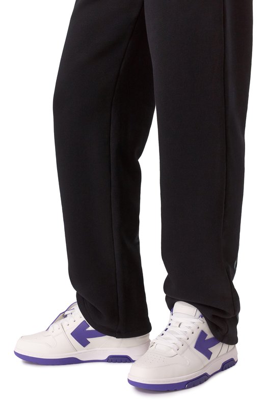 Кожаные кеды Out of Office Off-White 0MIA189S25LEA001 Белый  0MIA189S25LEA001 Фото 3