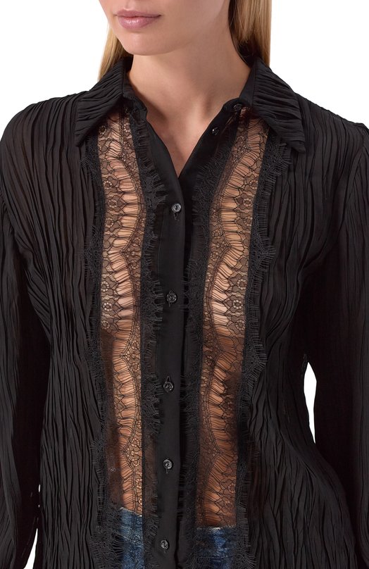 Блузка из вискозы Blumarine 2C466C Чёрный  2C466C Фото 5