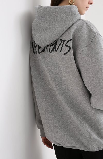 Хлопковое худи VETEMENTS, арт. UAH21TR630 1601/W, фото 4