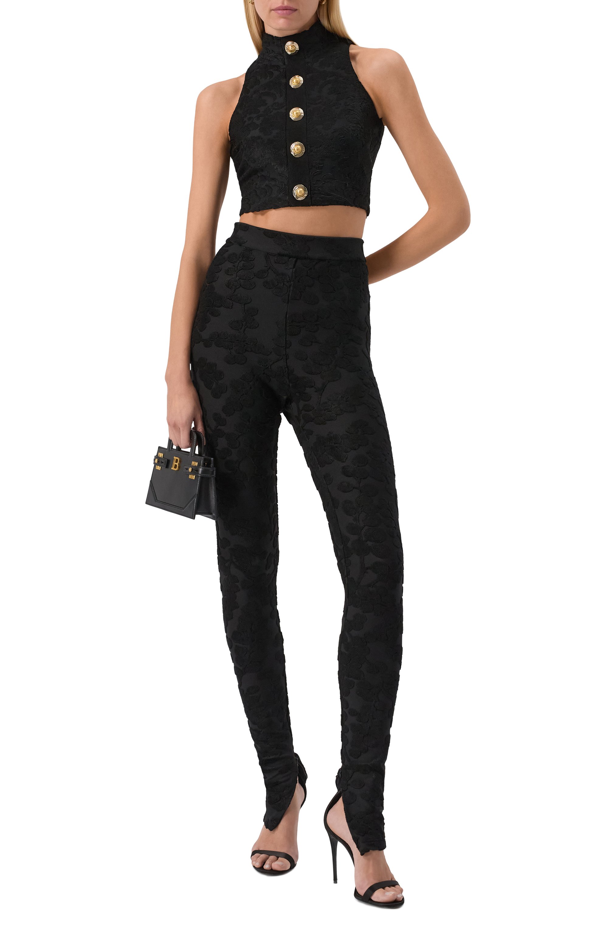 Топ из вискозы BALMAIN, арт. FF1AB495/JK65, фото 2