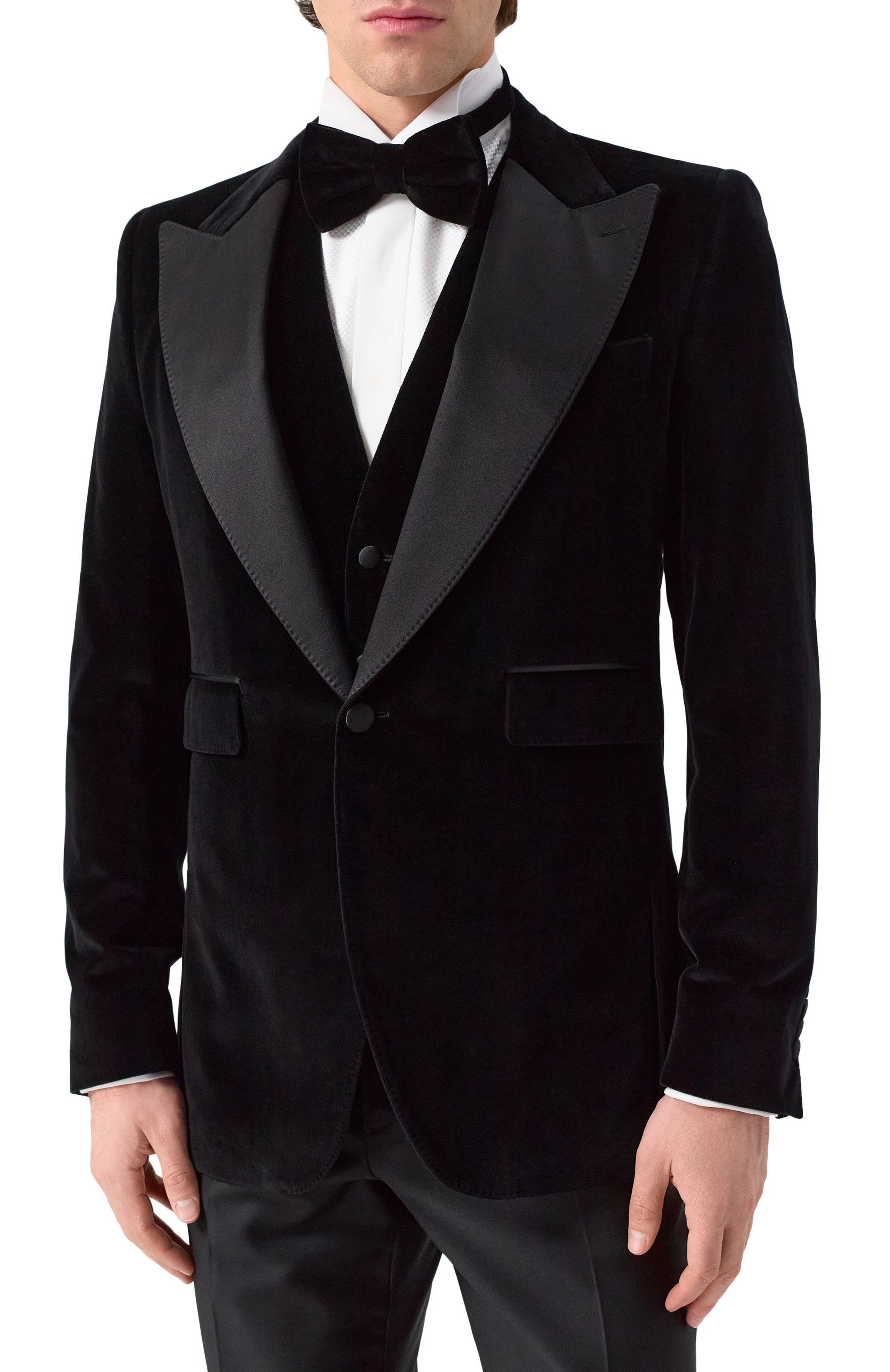 Бархатный смокинг DOLCE & GABBANA, арт. G2UD5T/FUVG7, фото 3